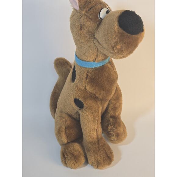 Cartoon Network Scooby Doo 11” Plush Toy Sitting Stuffed Animal Felt Collar - Picture 4 of 6